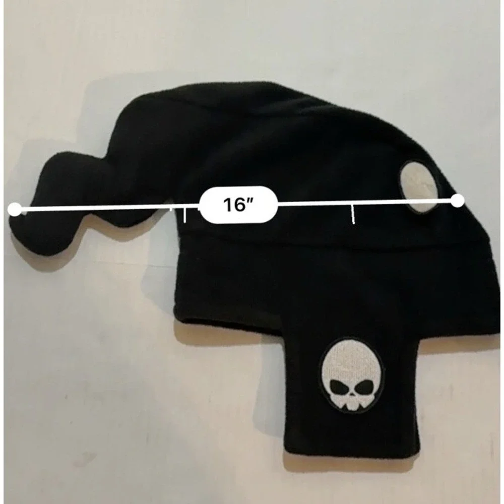 RARE Gaia Online OMG Gaming Cosplay‎ Hat Beanie 2005 Black White